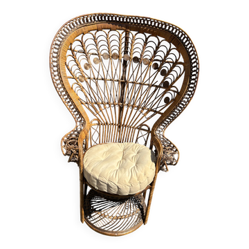 Emmanuelle armchair in rattan