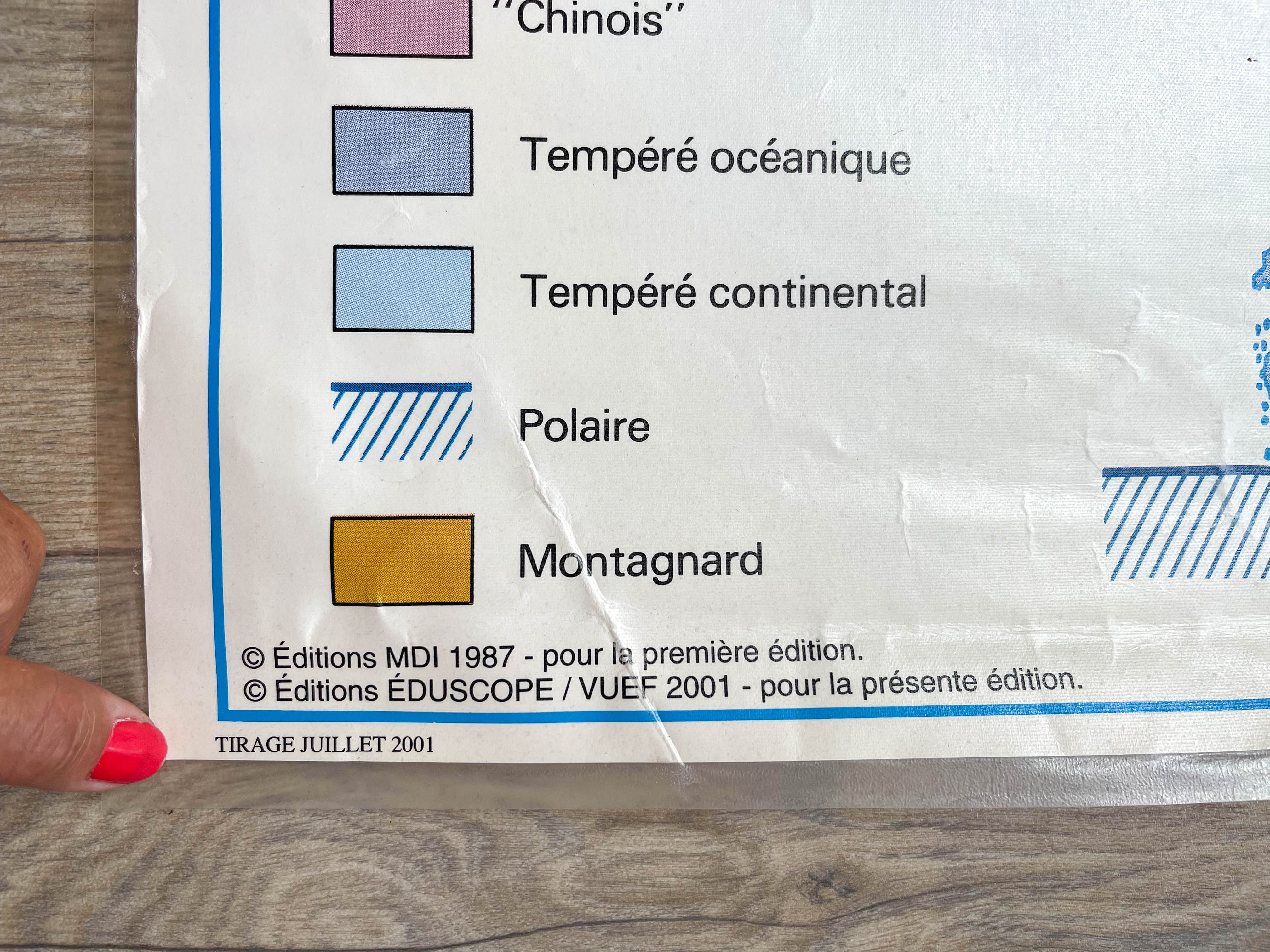 Vintage school map latin america eduscope