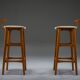 Danish modern teak bar stools by Dyrlund, Denmark, 1960s, set of 2