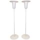 Pair of mid-century modern Luxus floor lamps, Sweden, 1970s.