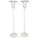 Pair of mid-century modern Luxus floor lamps, Sweden, 1970s.