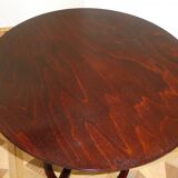 Round Thonet side table by Otto Wagner