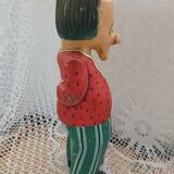 Antique wooden clown