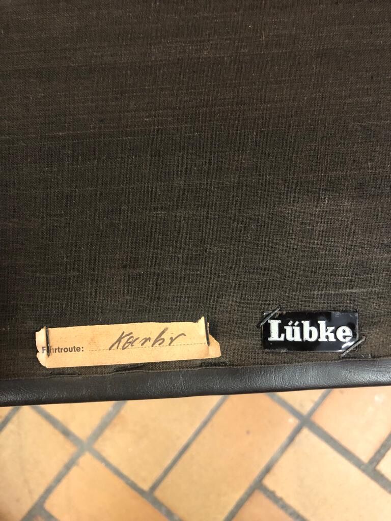 4 chairs Lübke, Germany, 1960s