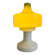 Sculptural Table Lamp In Green And Opal Glass By Dijkstra Lampen, The Netherlands 1960S