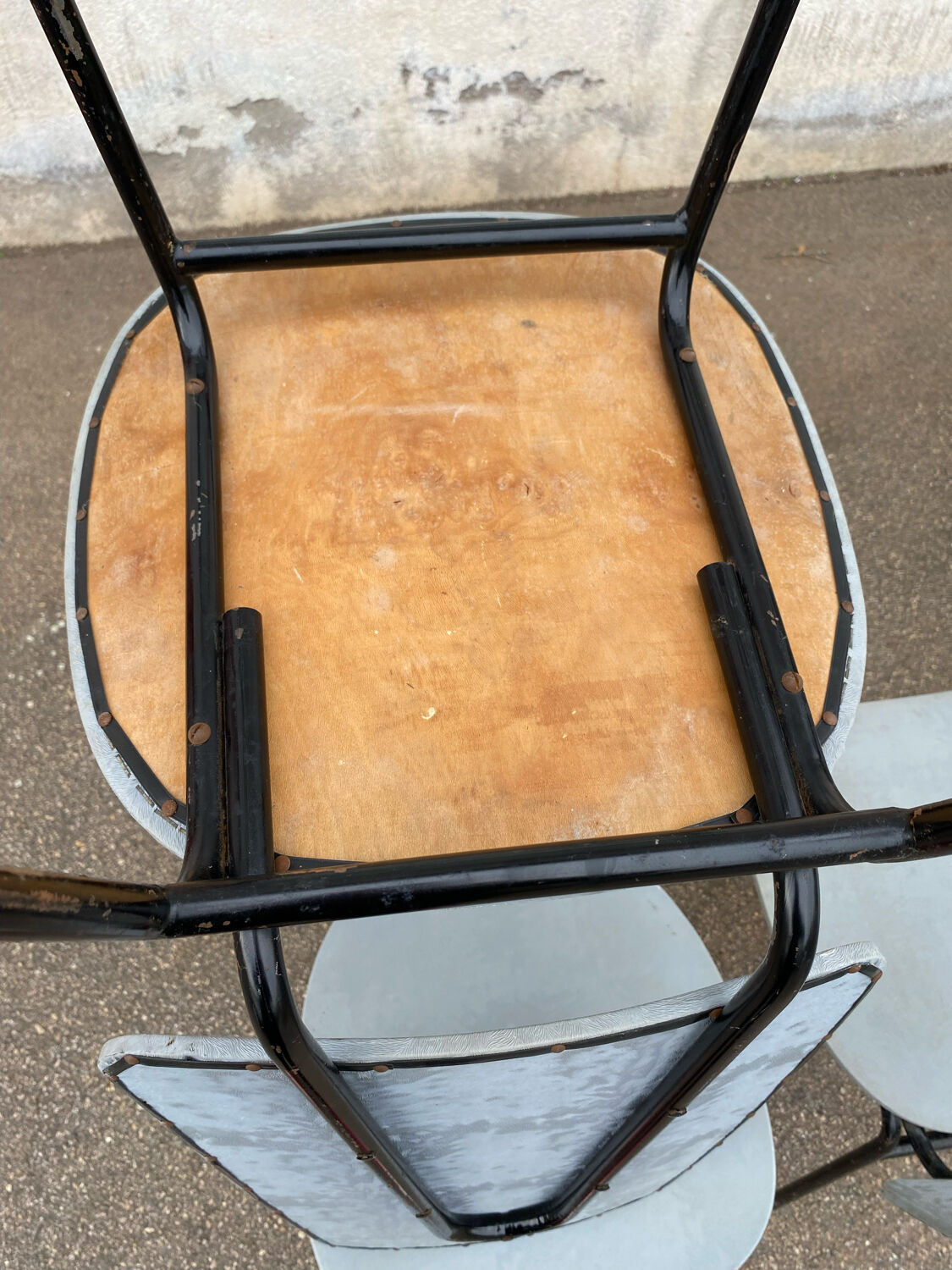 Set of 6 vintage dining room chairs