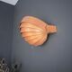 Wall lamp Translandia vintage pine strip Netherlands 1960