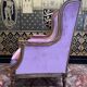 Louis XVI style wing chair