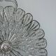 Filigree plateau in silver-plated openwork metal