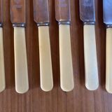 6 couteaux anglais INOX Fleming and sons Circa 1950