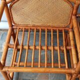 Furniture phone bamboo rattan and wicker