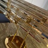 Vintage 1960’s Venini Style Murano Glass Ceiling Chandelier Light