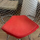 Fauteuil Diamond rouge H. Bertoïa édition Knoll contemporaine