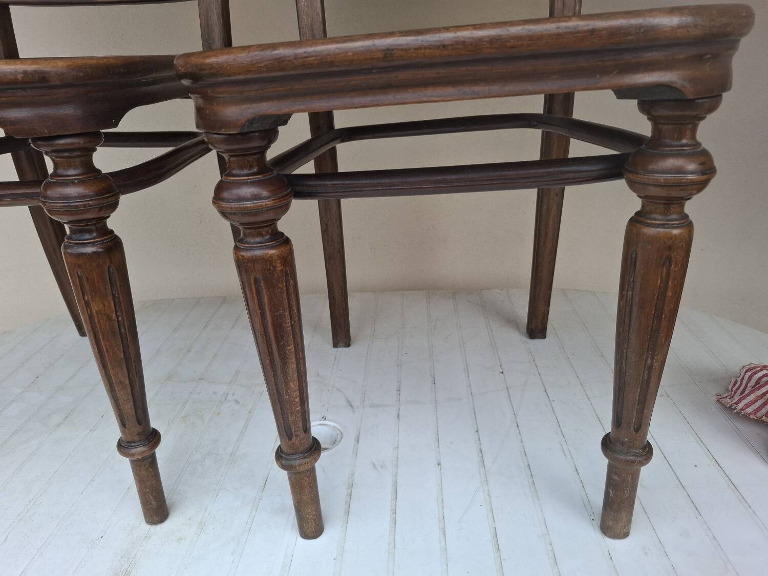 Pair of Thonet Vienna bistro chairs