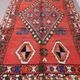 Red Vintage Moroccan rug 186 x 362 cm - Berber Wool Rug - Handmade Rug Boho
