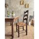 Paire de chaises en paille