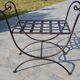 Stool/Seat "Curule" Neo-Classical Empire style
