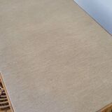 Rattan desk with vintage stool - 1950s