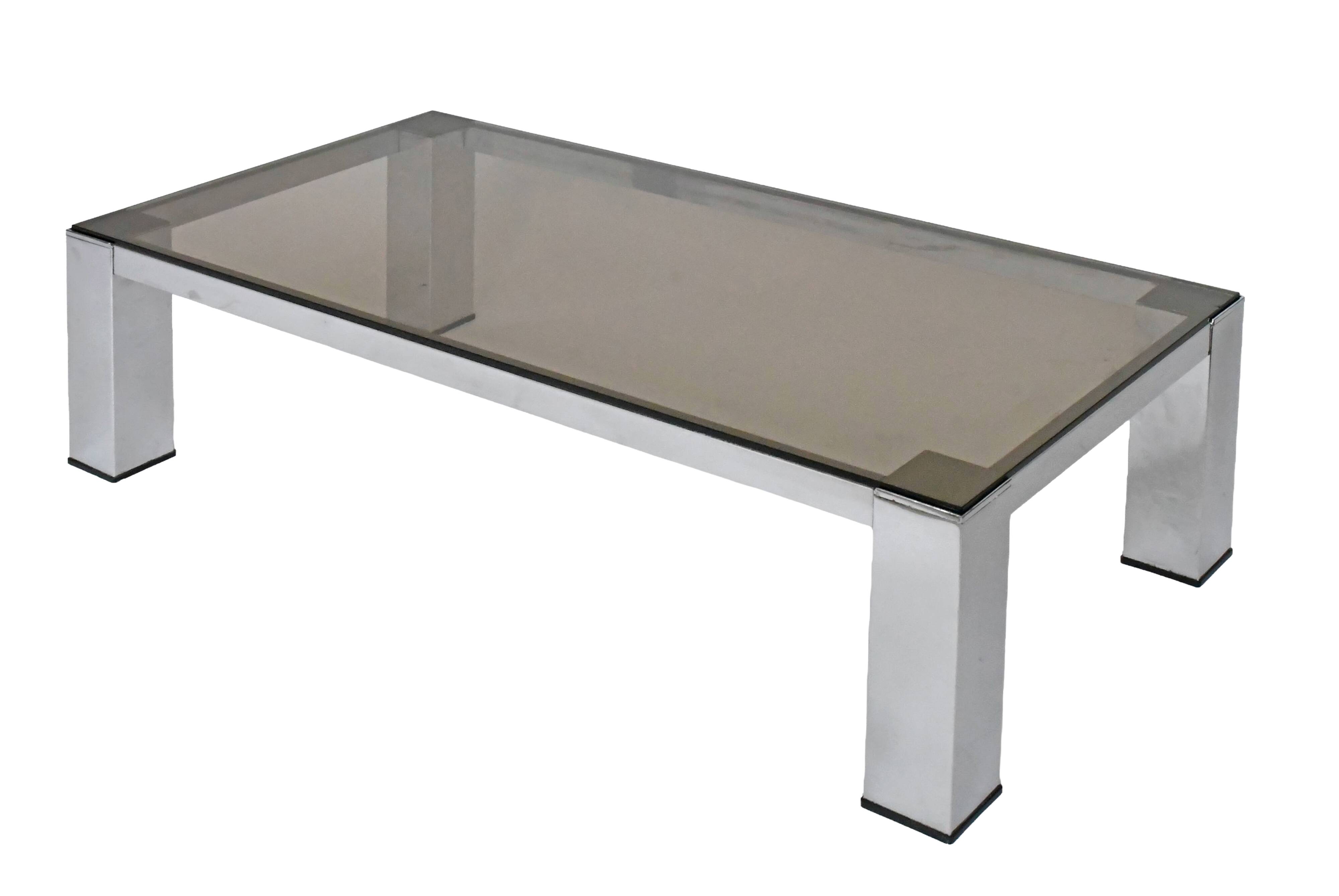 Modernist coffee table attributed to Vittorio Introini for Saporiti.