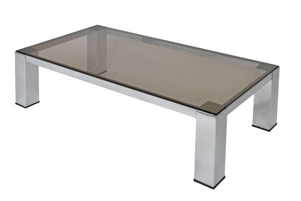 Table basse moderniste attribué à Vittorio Introini pour Saporiti
