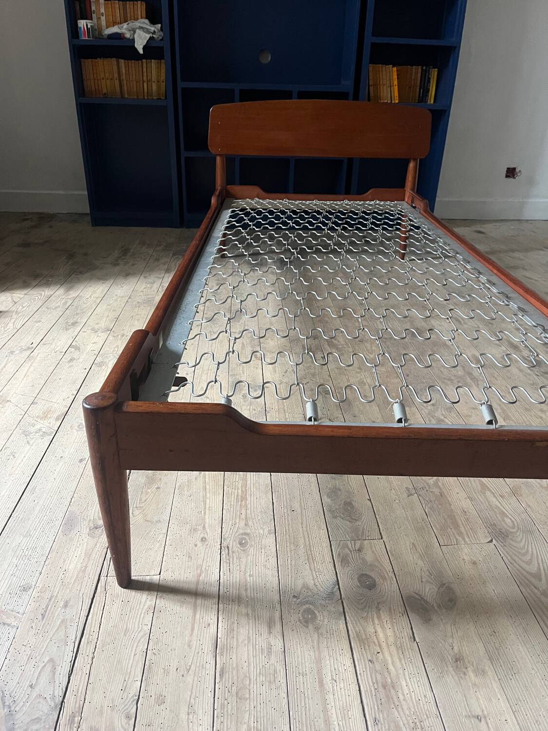 Teak bed by Henri Lancel from the 50s and 60s