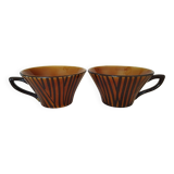 Sarreguemines "Domino" cups