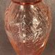 Old art deco vase sn pressed glass pink, 30