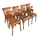 7 chaises bistrot vintage style Thonet Baumann