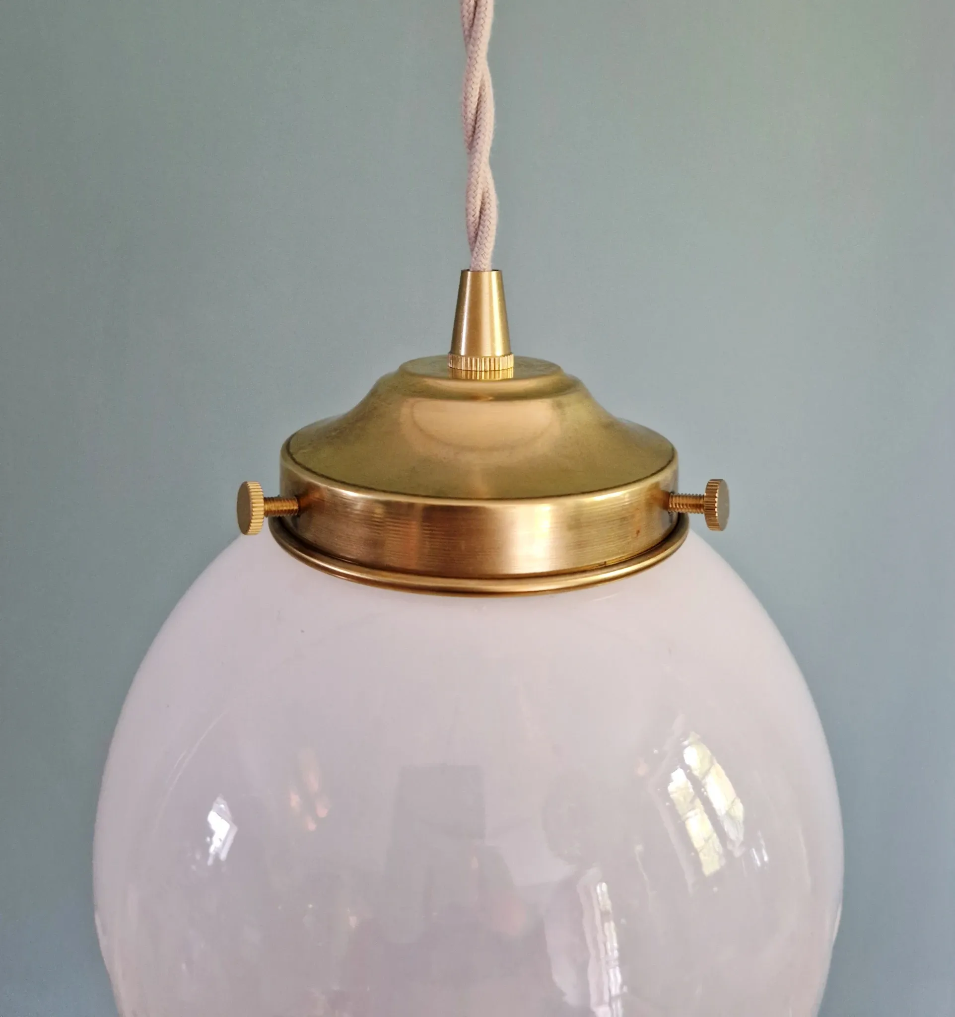 Suspension Space Age en verre de Murano, Mazzega, 1970