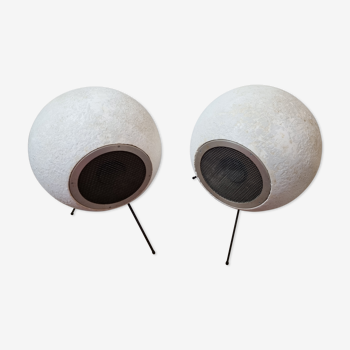 Elipson AS40 ball speakers from the 60s