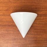 Wall lamp in glass from the Postmodern T+L Royal Typ L 133 series by Keuco, 1980s.