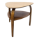 Guéridon / table basse tripode Bow Wood dessin Steiner pour Baumann 1960