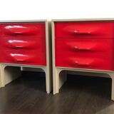 Pair of bedsides by Raymond Loewy design 70