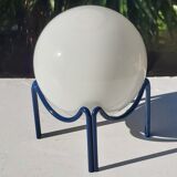 Lamp design metal and 70s glass