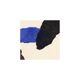 Painting on paper 30x40cm illustration of blue and black flowers signed eawy