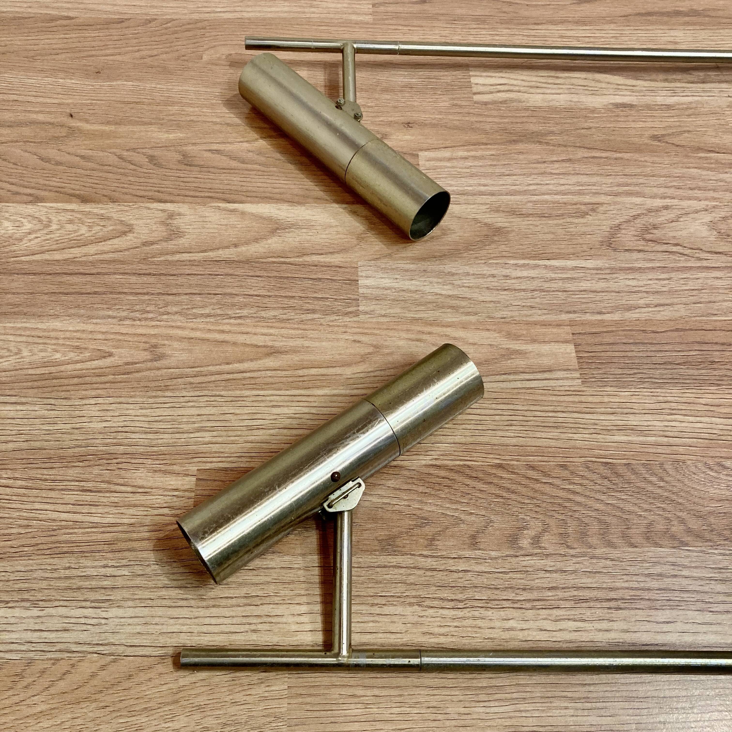 Pair of suspended lights 330 cm 1960 design.