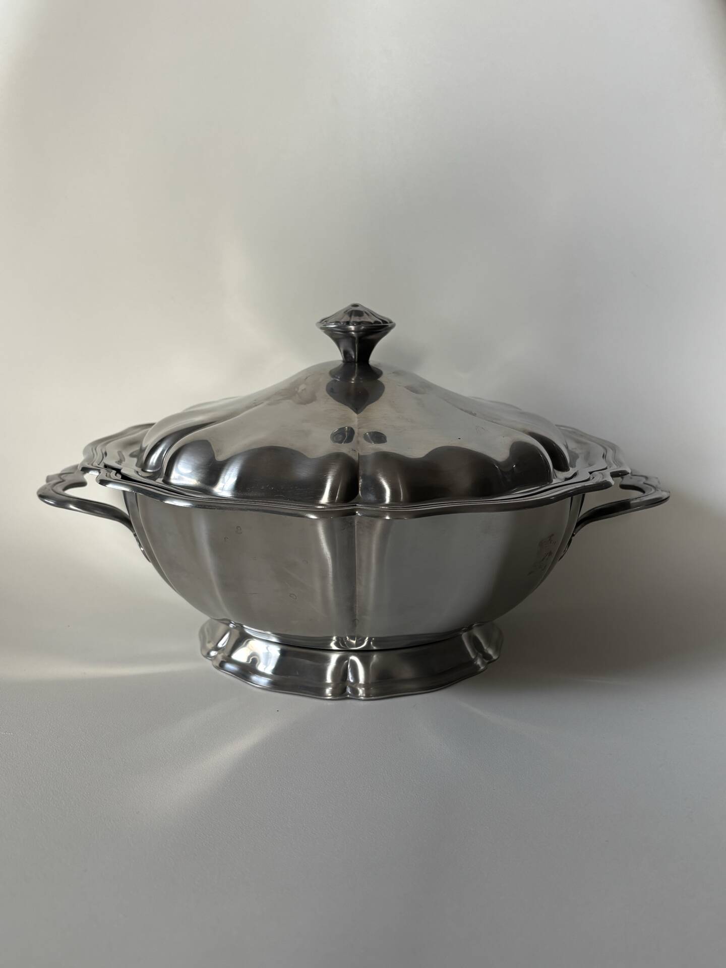Plat couvert en inox Guy Degrenne 