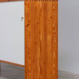 Swedish Mid-Century bar set made from solid pine 1970s