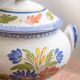 Quimper earthenware soup tureen "Anne"