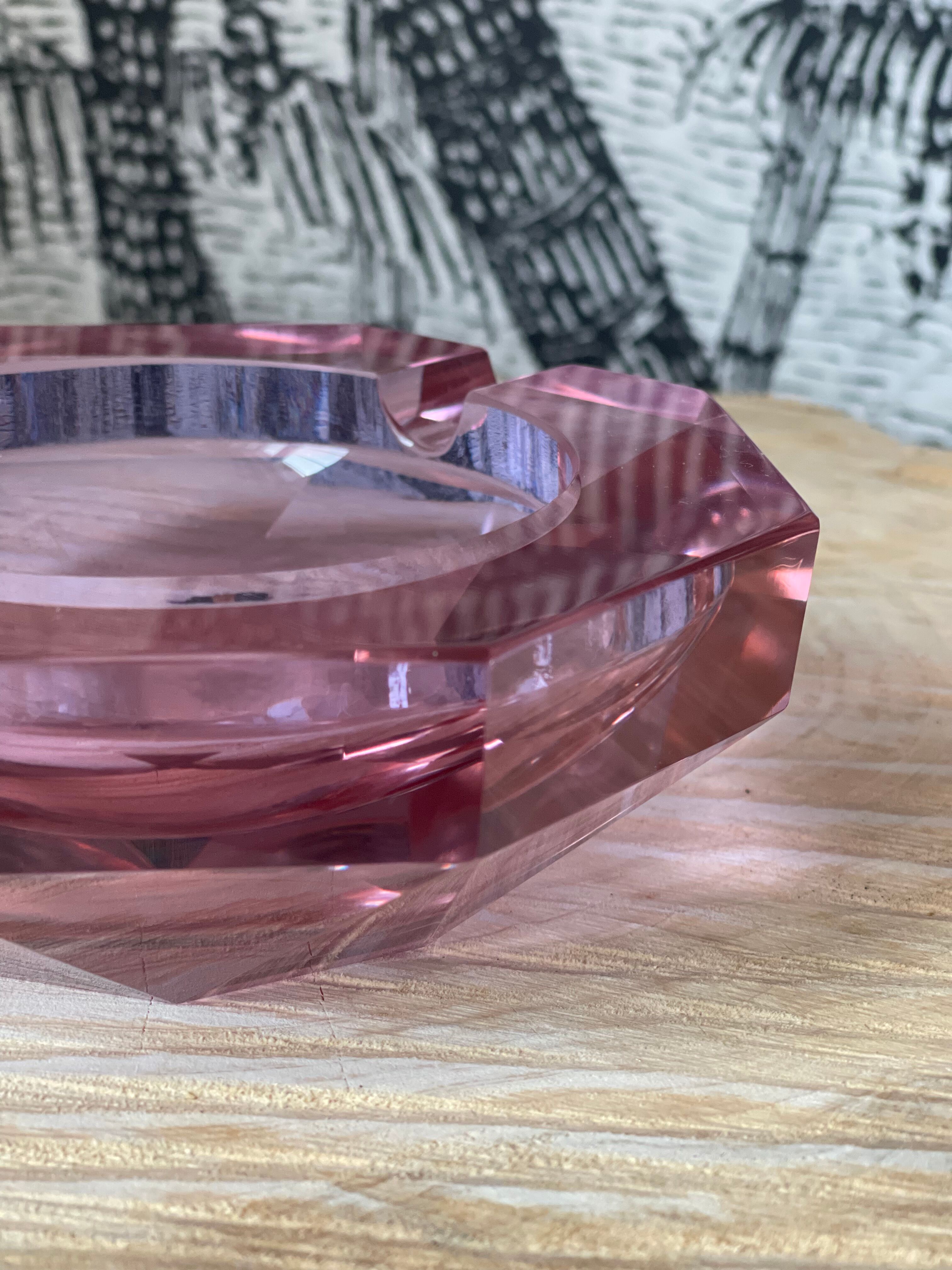 Crystal ashtray 1970