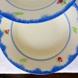 4 vintage soup plates from Gien