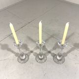 Ingo Maurer crystal candle holders Val St Lambert Belgium 1990’s