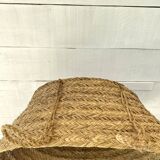 XXL woven straw basket