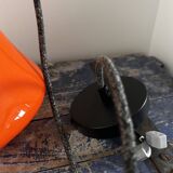 Vintage pendant light in orange opaline