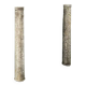 Pair of istrian stone columns, venice 16th century