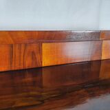 Art deco dining room sideboard in briar with upstand, 1940s