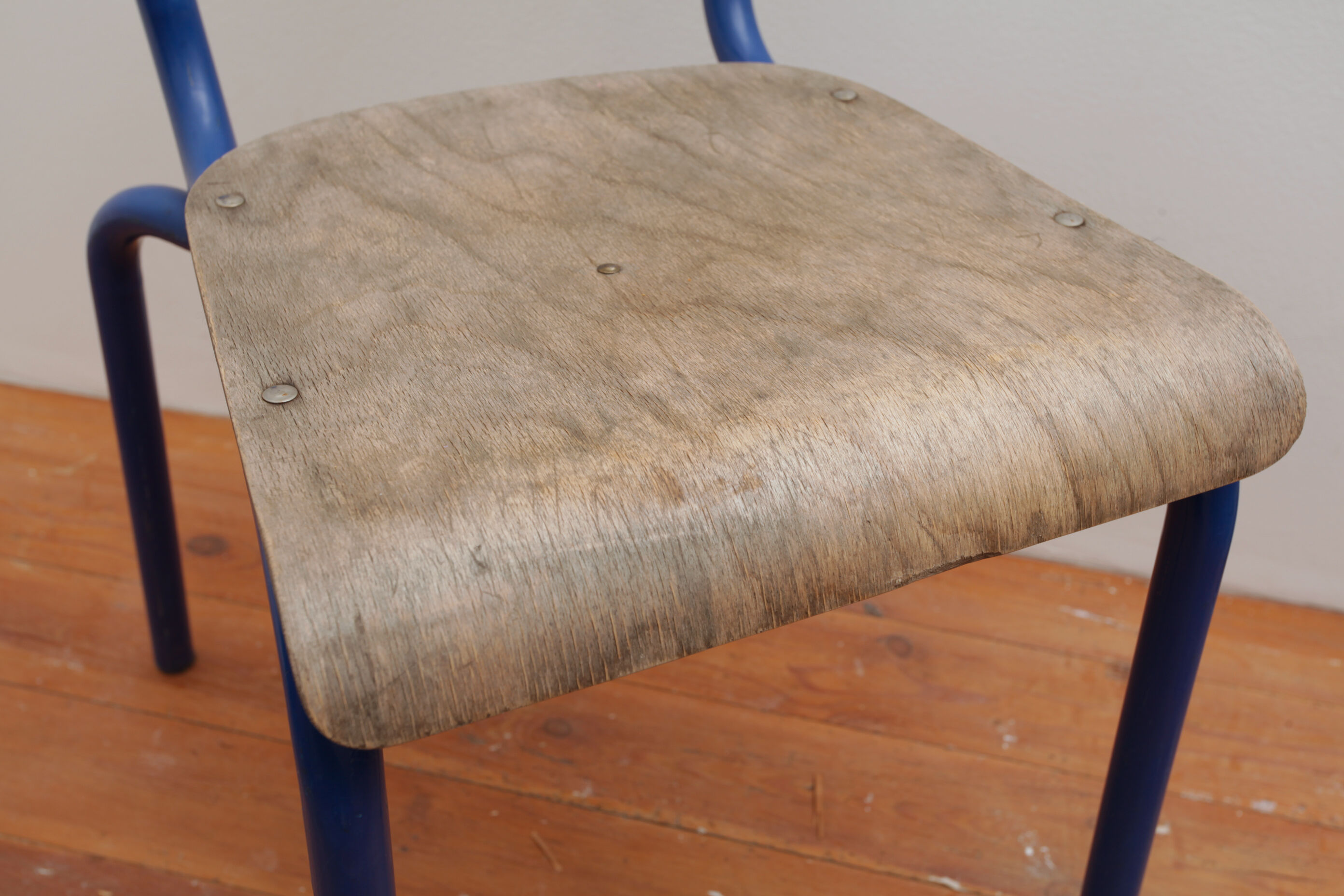 Blue school chair