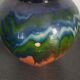 Round ceramic vase