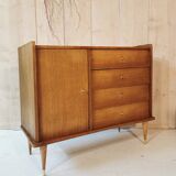 Chest of drawers with 1 door and 4 drawers