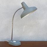 XL Mid Century Aluminor France gray desk lamp / table lamp